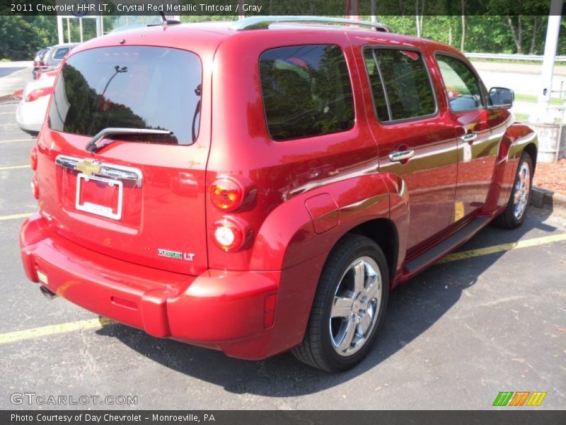Crystal Red Metallic Tintcoat / Gray 2011 Chevrolet HHR LT