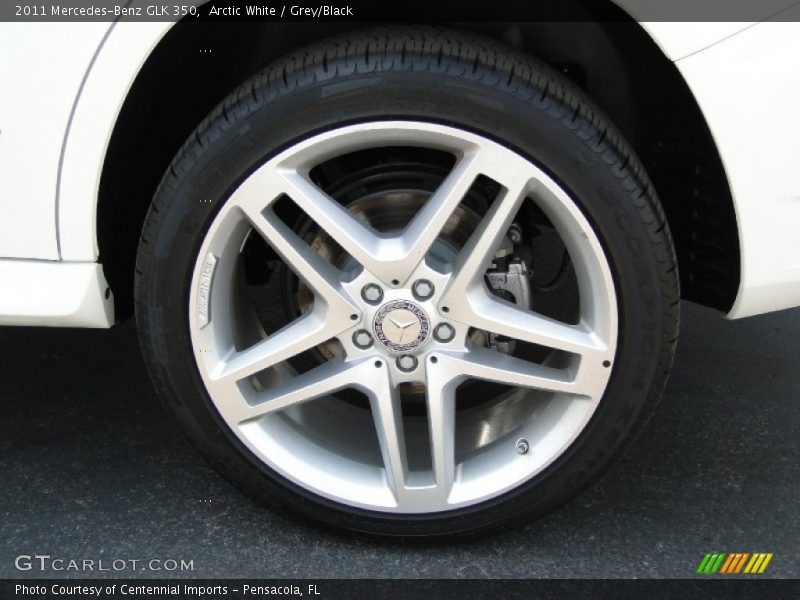 Arctic White / Grey/Black 2011 Mercedes-Benz GLK 350