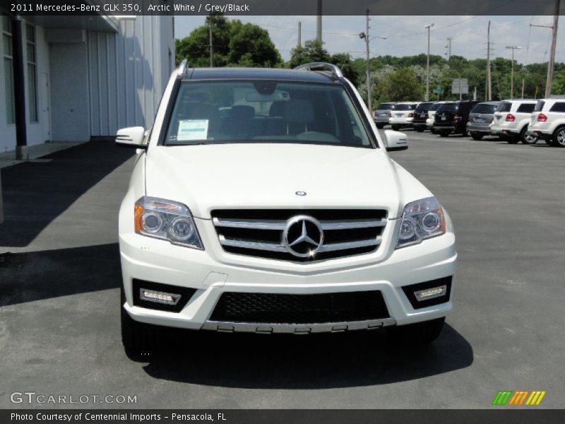 Arctic White / Grey/Black 2011 Mercedes-Benz GLK 350
