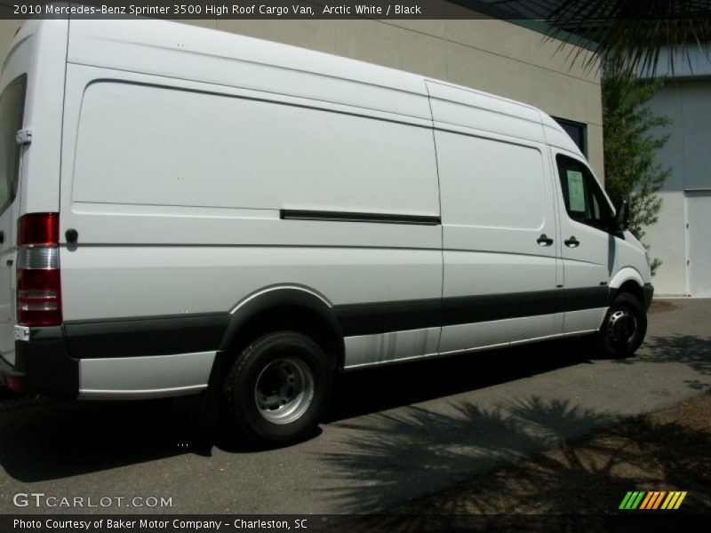 Arctic White / Black 2010 Mercedes-Benz Sprinter 3500 High Roof Cargo Van