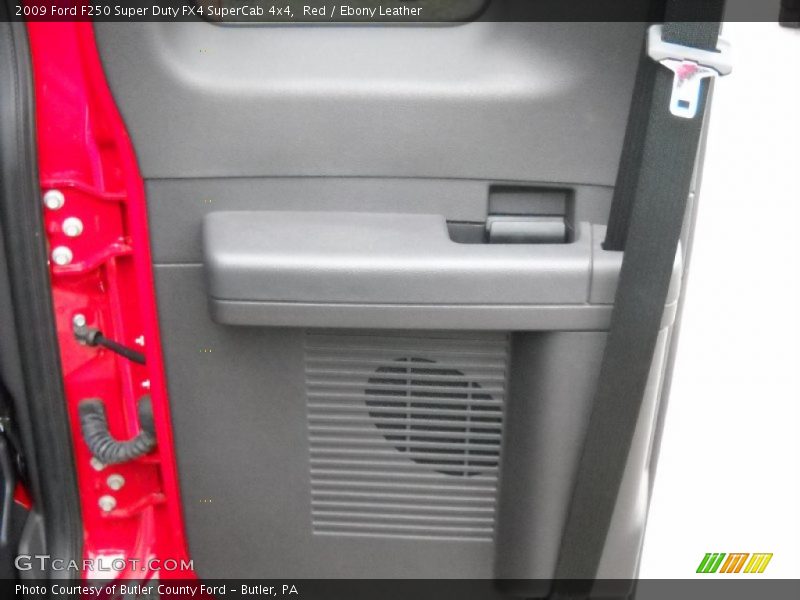 Red / Ebony Leather 2009 Ford F250 Super Duty FX4 SuperCab 4x4