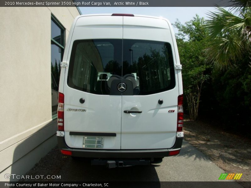 Arctic White / Black 2010 Mercedes-Benz Sprinter 3500 High Roof Cargo Van