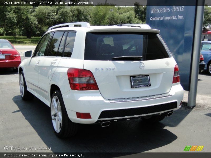 Arctic White / Grey/Black 2011 Mercedes-Benz GLK 350