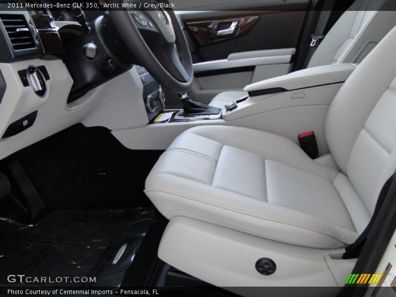Arctic White / Grey/Black 2011 Mercedes-Benz GLK 350