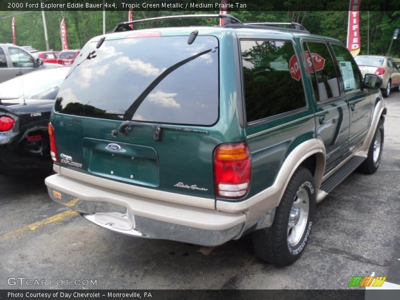 Tropic Green Metallic / Medium Prairie Tan 2000 Ford Explorer Eddie Bauer 4x4