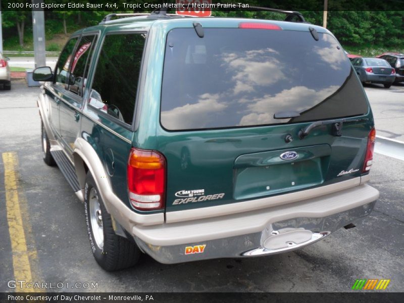Tropic Green Metallic / Medium Prairie Tan 2000 Ford Explorer Eddie Bauer 4x4