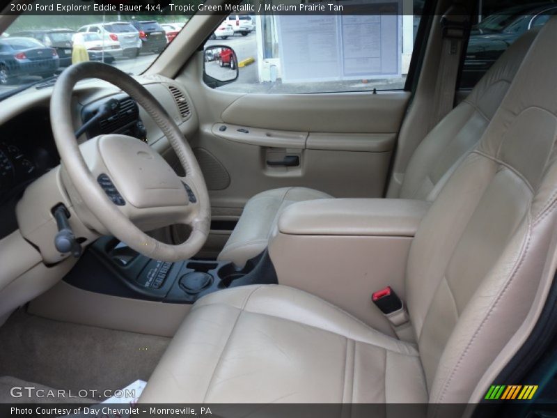 Tropic Green Metallic / Medium Prairie Tan 2000 Ford Explorer Eddie Bauer 4x4