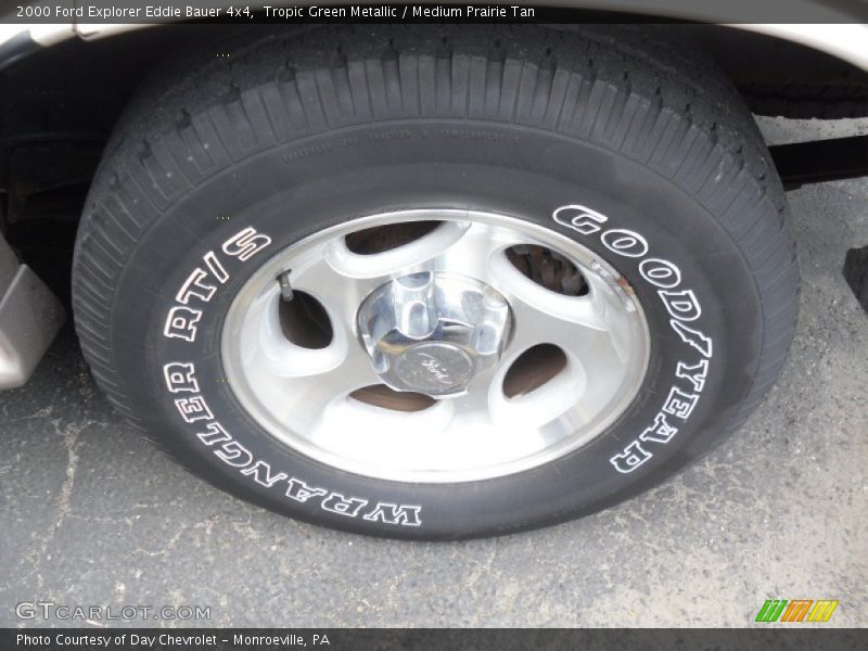 Tropic Green Metallic / Medium Prairie Tan 2000 Ford Explorer Eddie Bauer 4x4