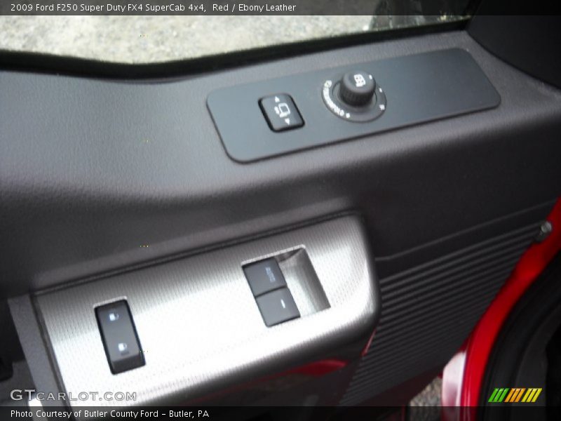 Red / Ebony Leather 2009 Ford F250 Super Duty FX4 SuperCab 4x4