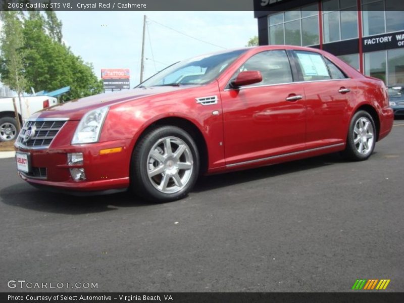 Crystal Red / Cashmere 2009 Cadillac STS V8