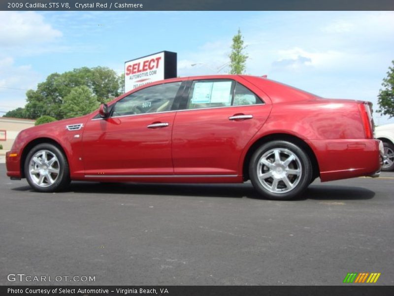 Crystal Red / Cashmere 2009 Cadillac STS V8