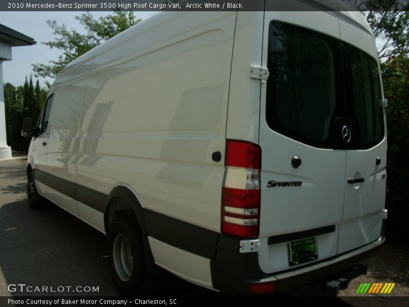 Arctic White / Black 2010 Mercedes-Benz Sprinter 3500 High Roof Cargo Van