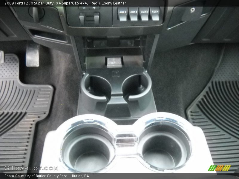 Red / Ebony Leather 2009 Ford F250 Super Duty FX4 SuperCab 4x4
