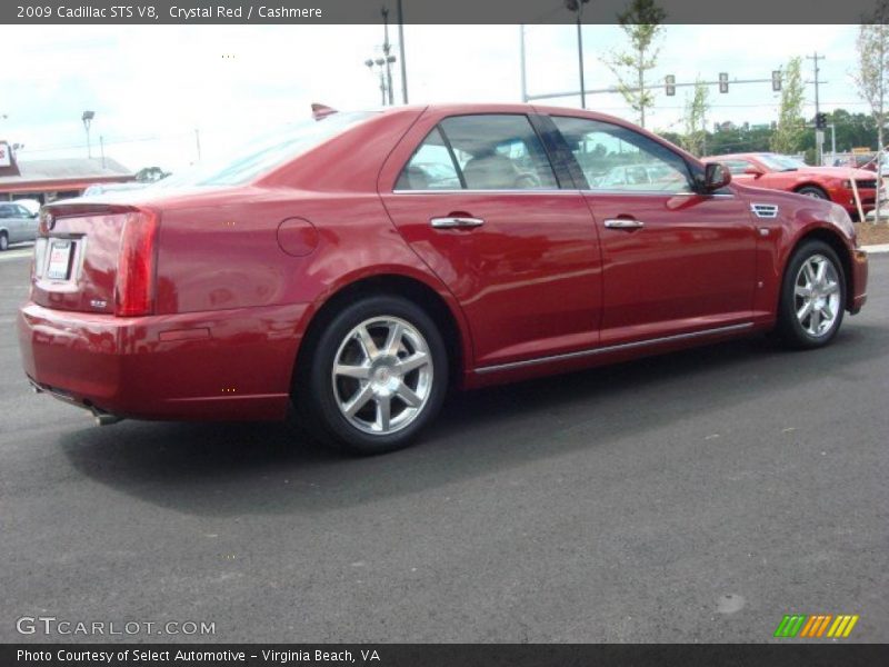 Crystal Red / Cashmere 2009 Cadillac STS V8