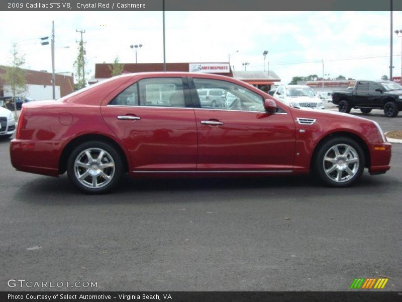 Crystal Red / Cashmere 2009 Cadillac STS V8