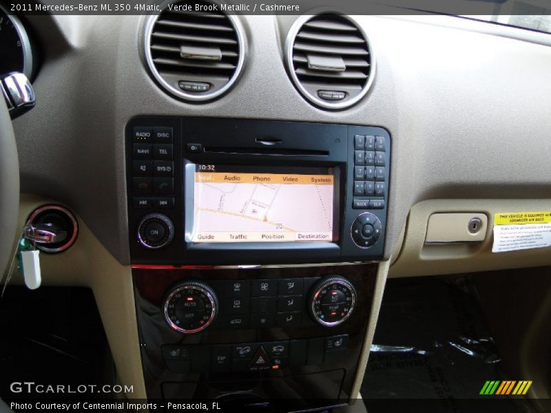 Verde Brook Metallic / Cashmere 2011 Mercedes-Benz ML 350 4Matic