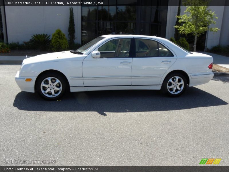 Alabaster White / Java 2002 Mercedes-Benz E 320 Sedan