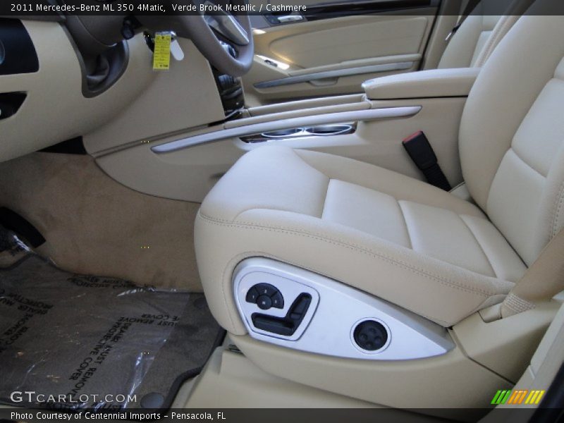 Verde Brook Metallic / Cashmere 2011 Mercedes-Benz ML 350 4Matic