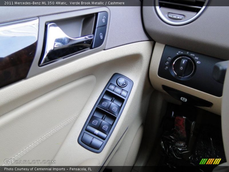 Verde Brook Metallic / Cashmere 2011 Mercedes-Benz ML 350 4Matic