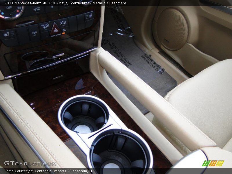 Verde Brook Metallic / Cashmere 2011 Mercedes-Benz ML 350 4Matic