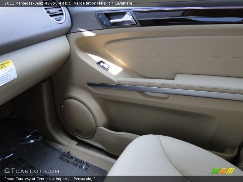 Verde Brook Metallic / Cashmere 2011 Mercedes-Benz ML 350 4Matic