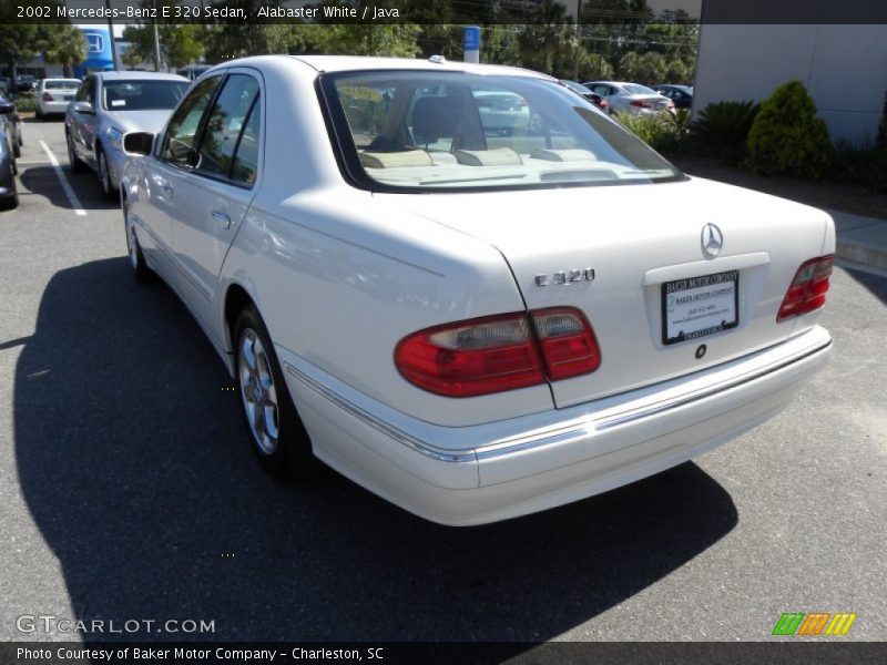 Alabaster White / Java 2002 Mercedes-Benz E 320 Sedan