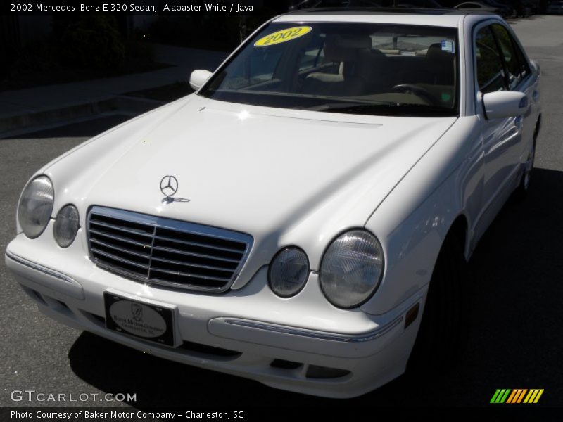 Alabaster White / Java 2002 Mercedes-Benz E 320 Sedan