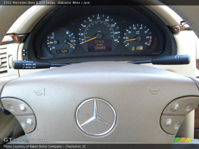 Alabaster White / Java 2002 Mercedes-Benz E 320 Sedan