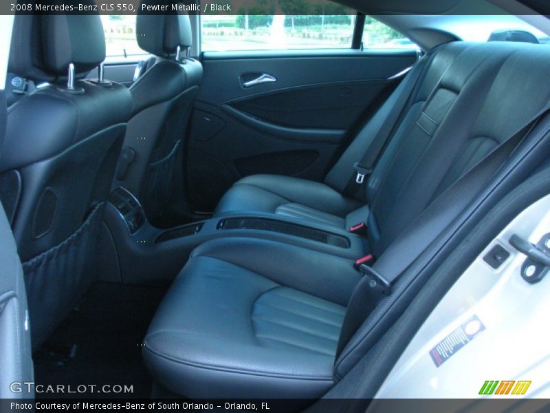 Pewter Metallic / Black 2008 Mercedes-Benz CLS 550