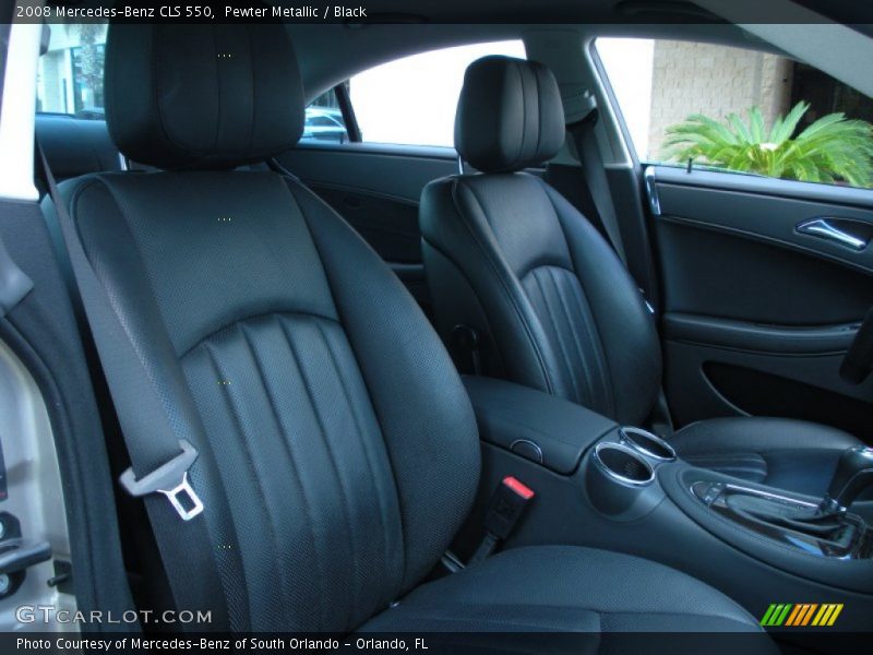 Pewter Metallic / Black 2008 Mercedes-Benz CLS 550