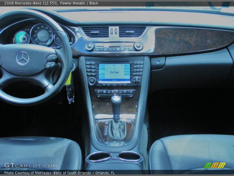 Pewter Metallic / Black 2008 Mercedes-Benz CLS 550
