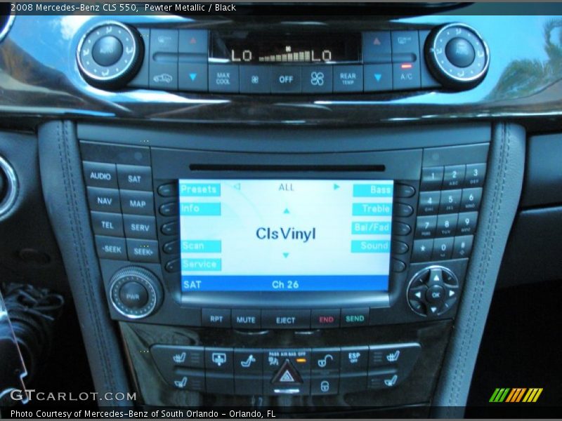 Pewter Metallic / Black 2008 Mercedes-Benz CLS 550