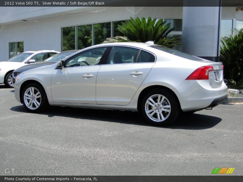 Silver Metallic / Soft Beige/Off Black 2012 Volvo S60 T5