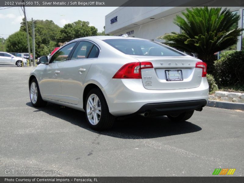  2012 S60 T5 Silver Metallic