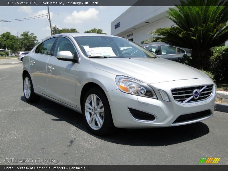  2012 S60 T5 Silver Metallic