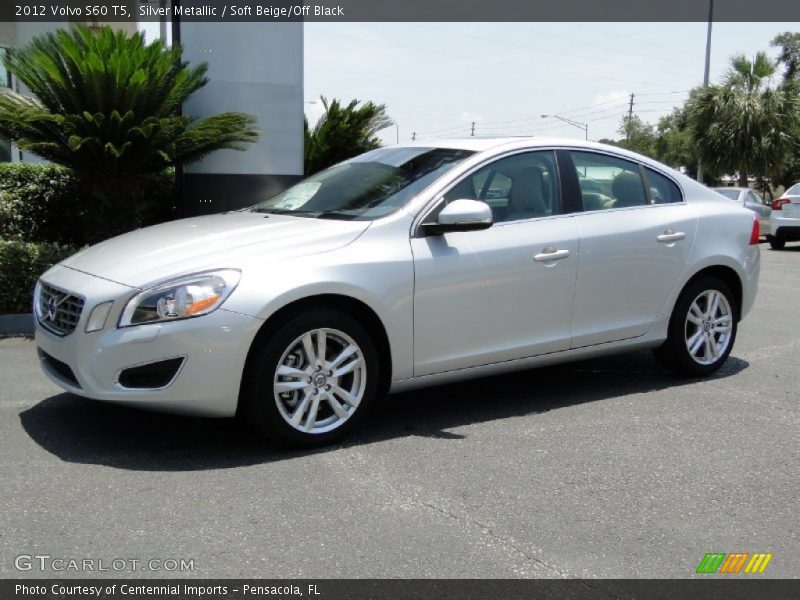  2012 S60 T5 Silver Metallic