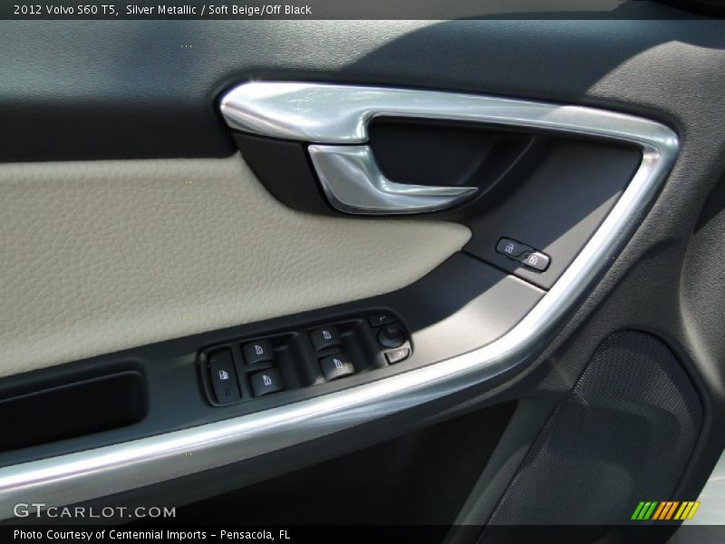 Silver Metallic / Soft Beige/Off Black 2012 Volvo S60 T5
