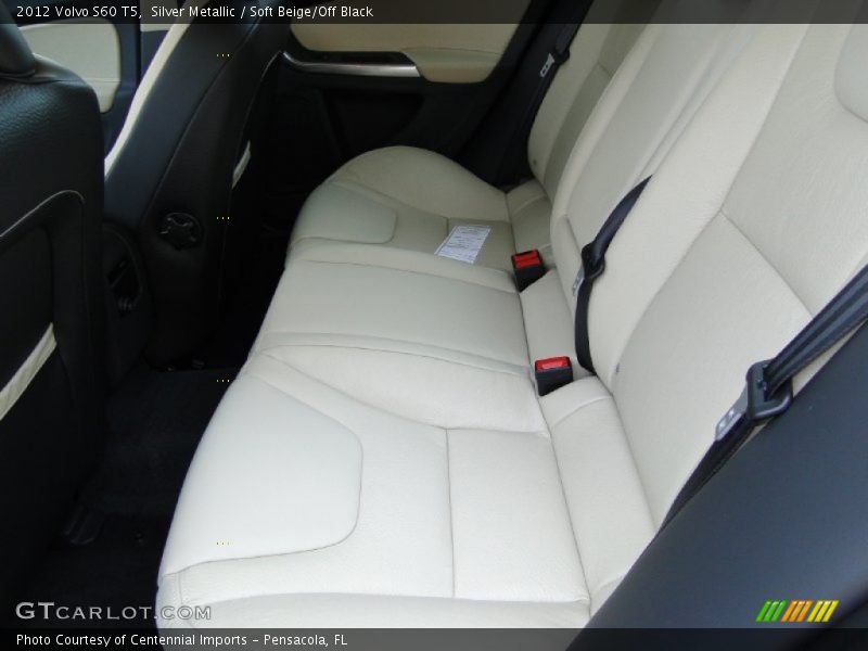  2012 S60 T5 Soft Beige/Off Black Interior