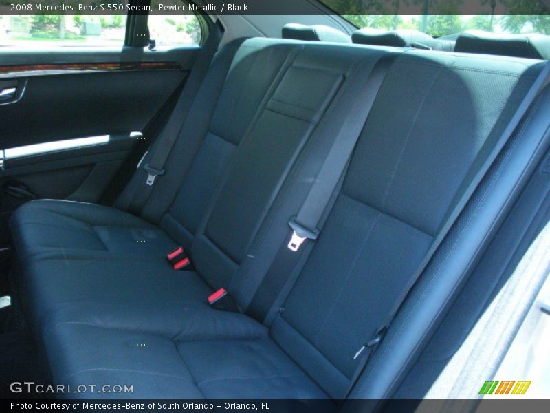 Pewter Metallic / Black 2008 Mercedes-Benz S 550 Sedan