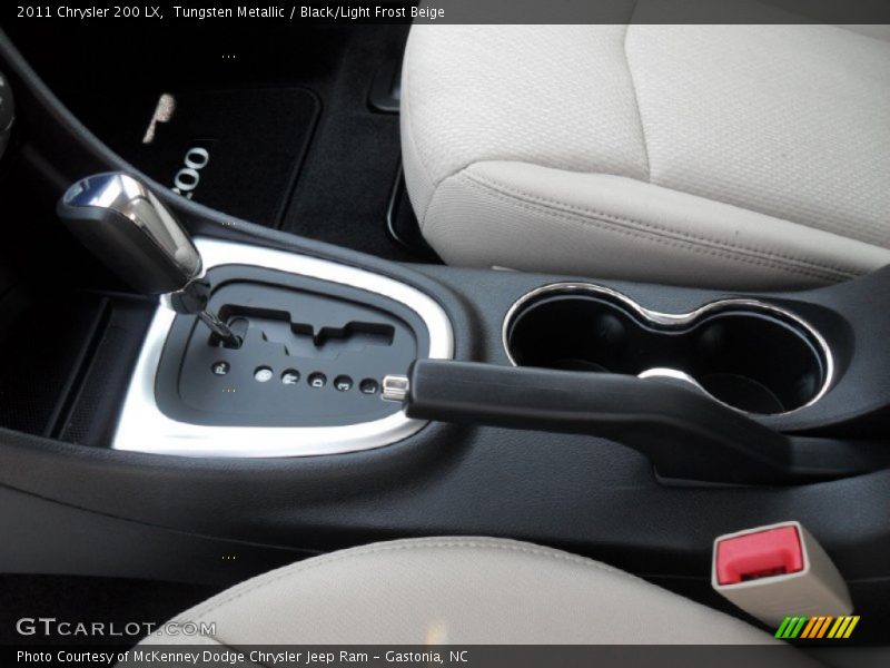 Tungsten Metallic / Black/Light Frost Beige 2011 Chrysler 200 LX