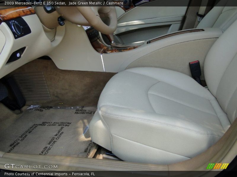 Jade Green Metallic / Cashmere 2009 Mercedes-Benz E 350 Sedan