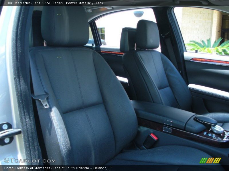Pewter Metallic / Black 2008 Mercedes-Benz S 550 Sedan