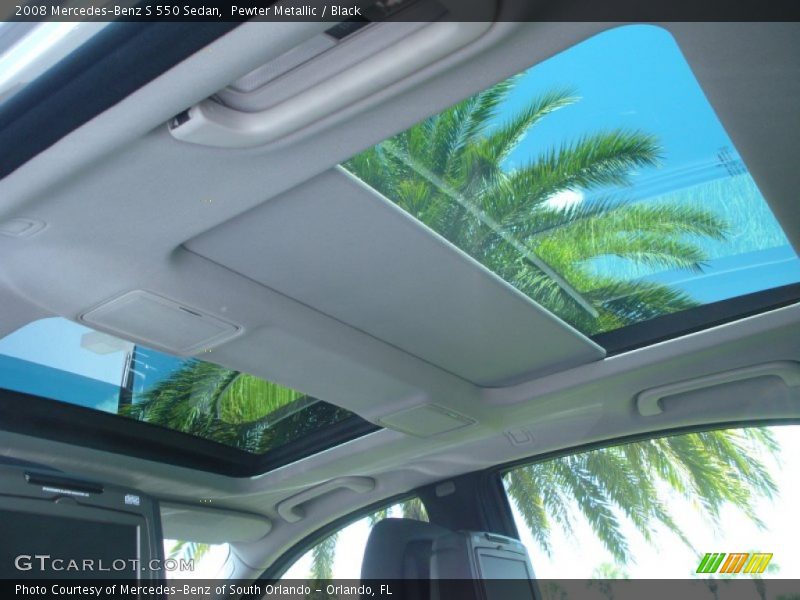 Pewter Metallic / Black 2008 Mercedes-Benz S 550 Sedan
