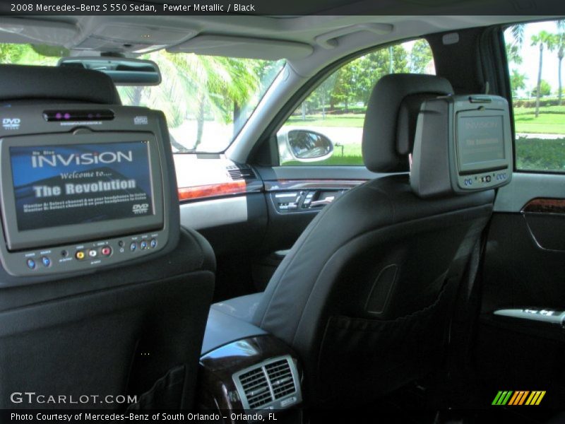Pewter Metallic / Black 2008 Mercedes-Benz S 550 Sedan