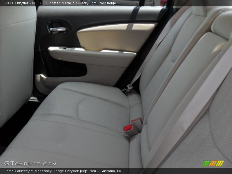 Tungsten Metallic / Black/Light Frost Beige 2011 Chrysler 200 LX