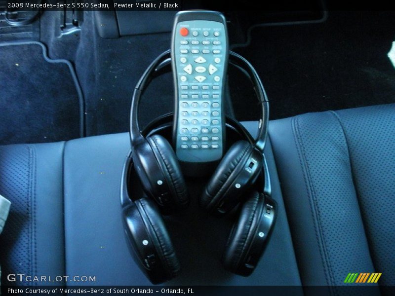 Pewter Metallic / Black 2008 Mercedes-Benz S 550 Sedan
