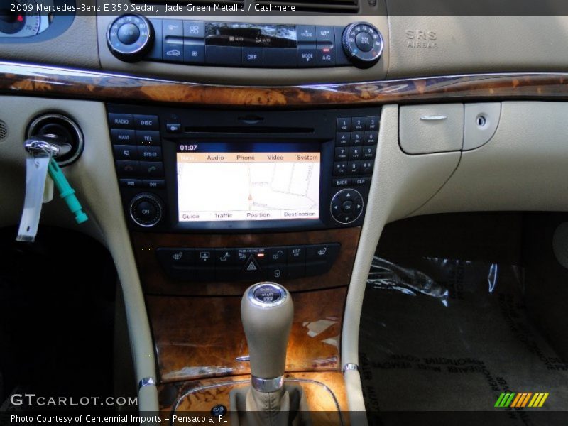Jade Green Metallic / Cashmere 2009 Mercedes-Benz E 350 Sedan