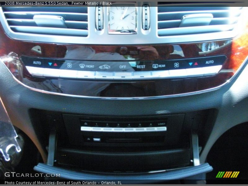 Pewter Metallic / Black 2008 Mercedes-Benz S 550 Sedan