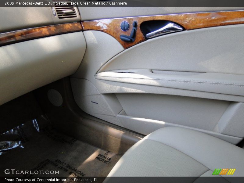 Jade Green Metallic / Cashmere 2009 Mercedes-Benz E 350 Sedan