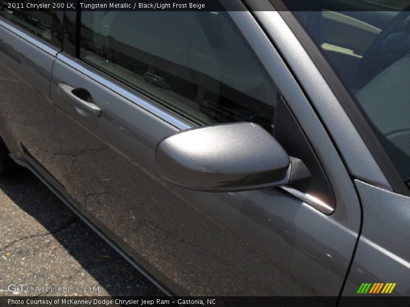 Tungsten Metallic / Black/Light Frost Beige 2011 Chrysler 200 LX